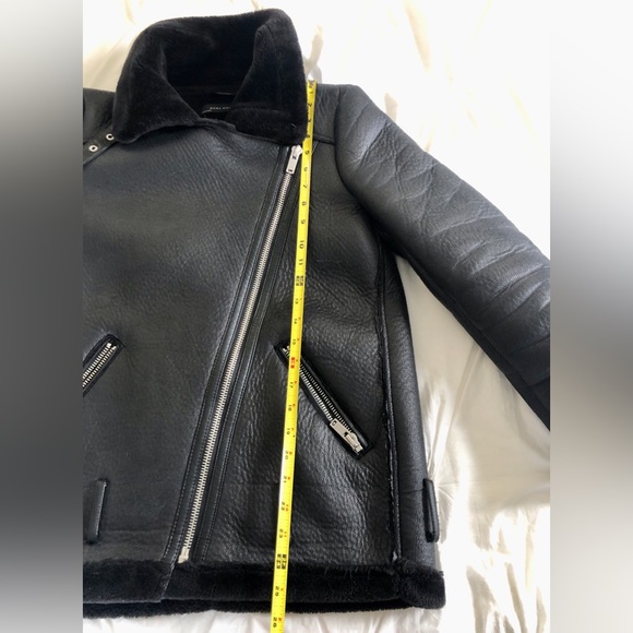 Zara Double Faced Faux Leather Jacket Size XS - Picture 7 of 7